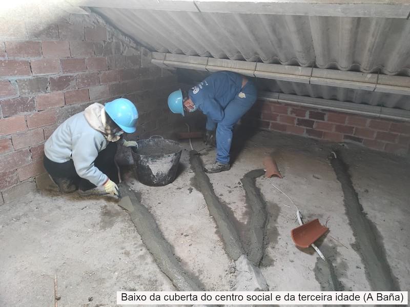 Baixo cuberta do centro social e da terceira idade da Bana