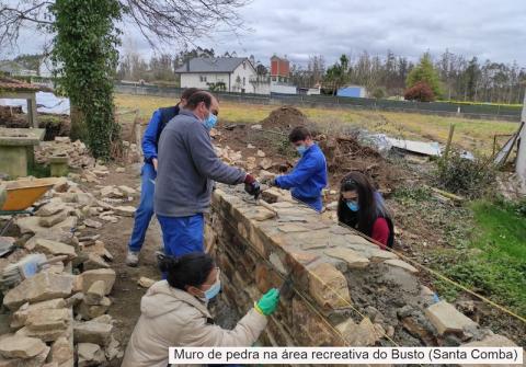 Muro de pedra no Busto1